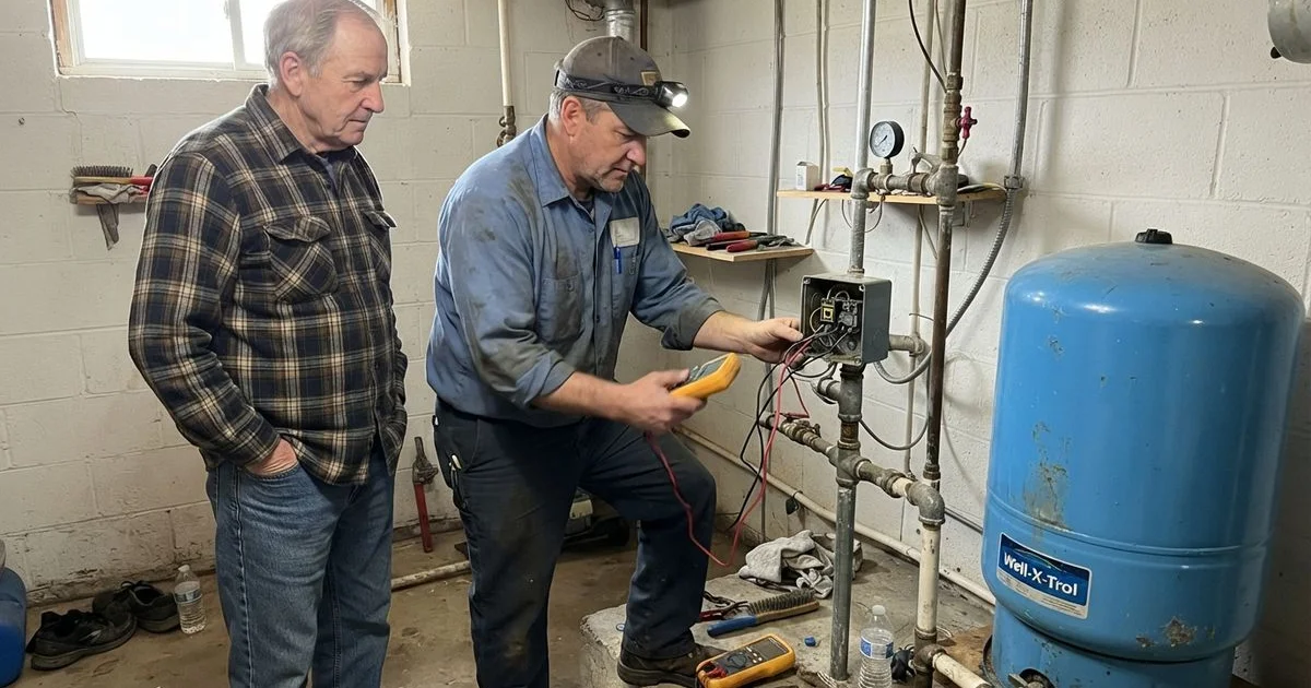 Well pump pressure switch problems: signs and next steps